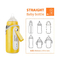 Tragbare Reise-Flaschen-wärmerer Thermostat USBs 42 Grad-Milchflasche-Ärmel-Abdeckung